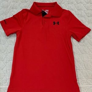 Boys small Under Armour golf shirt